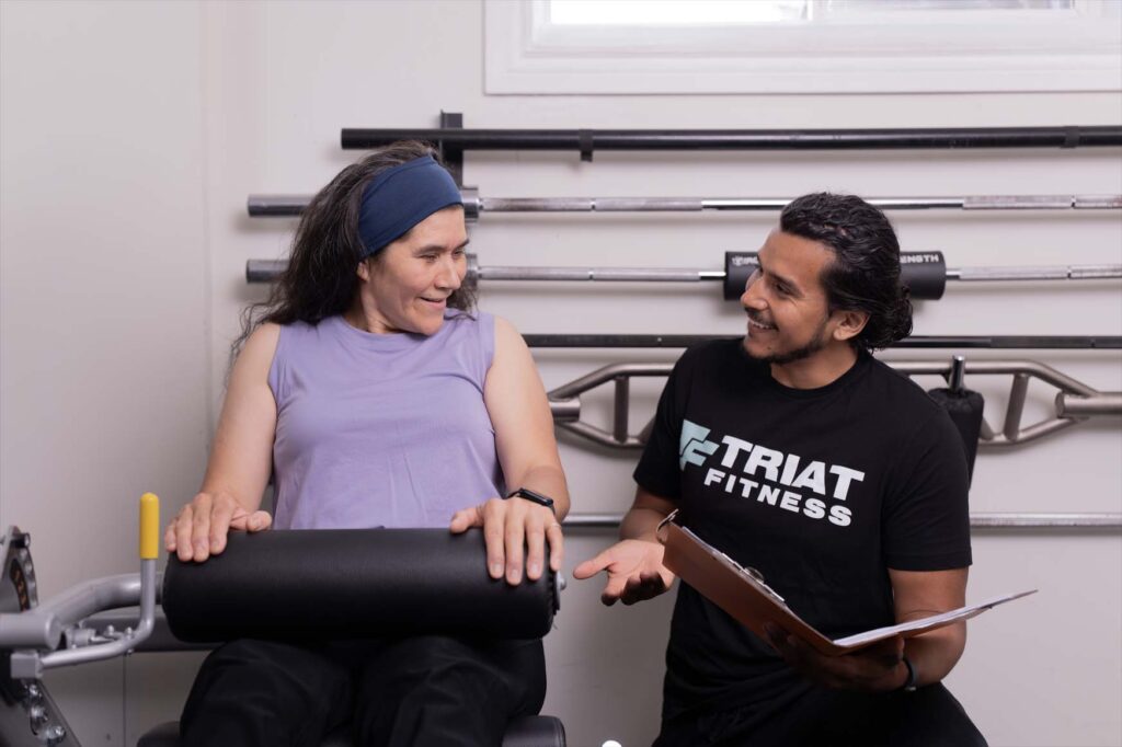 fitness trainer at home